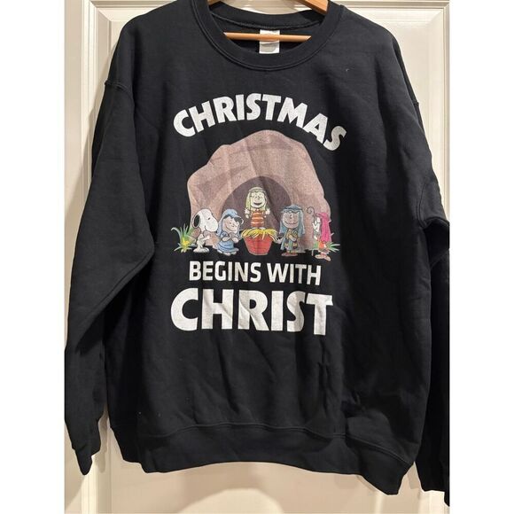 Charlie Brown Christmas Sweatshirt size Large - Picture 1 of 2